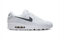 Nike Air Max 90 White Sneakers with Black Swoosh