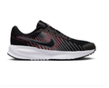 Nike Downshifter 11 Black Sneakers with Red and Silver Accents