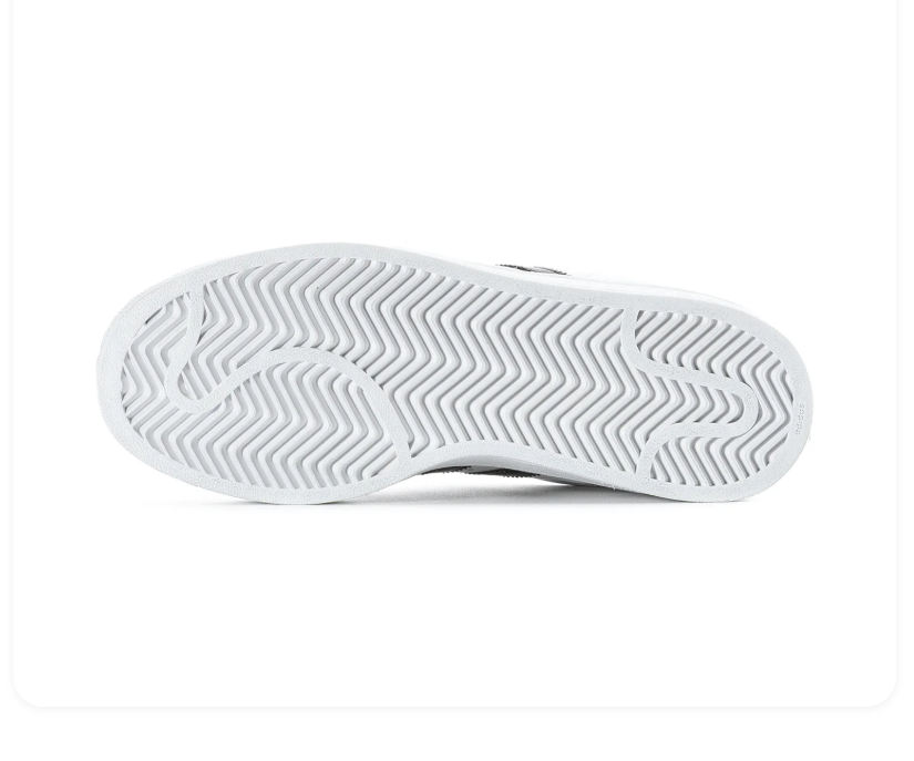 Adidas Superstar White Sneakers with Black Stripes and Shell Toe