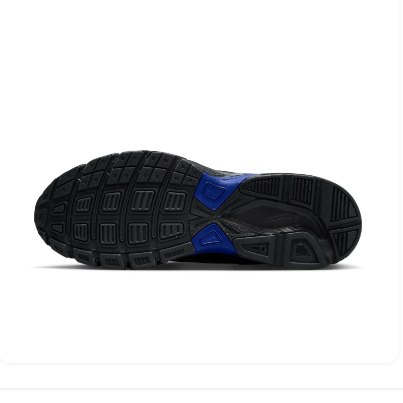 Nike Initiator Black Sneakers with Royal Blue Accents