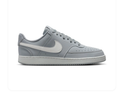 Nike Court Vision Low Light Grey Sneakers with White Swoosh