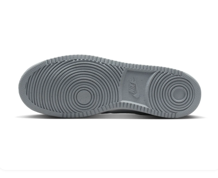Nike Court Vision Low Light Grey Sneakers with White Swoosh