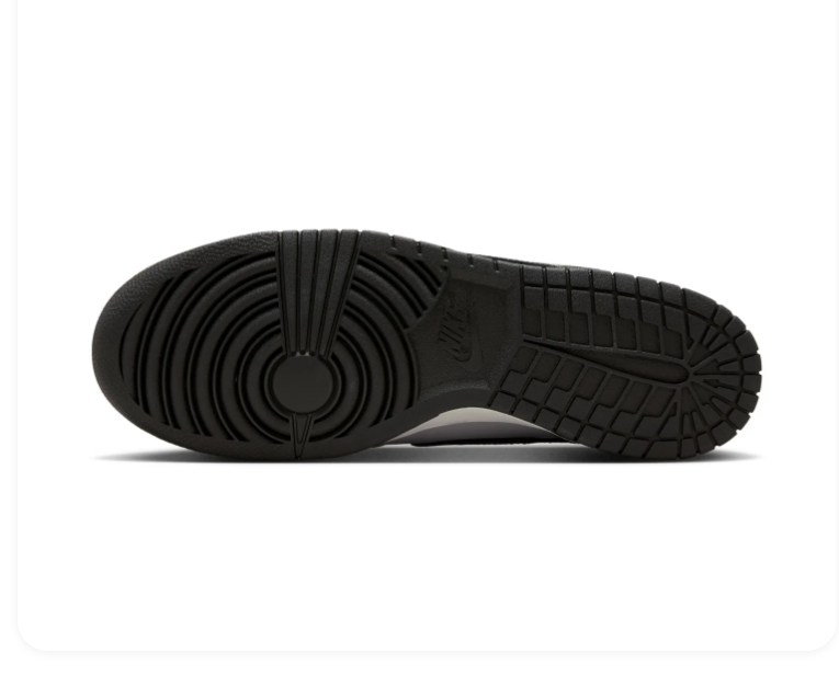 Nike Light Grey Low-Top Sneakers with Black Swoosh