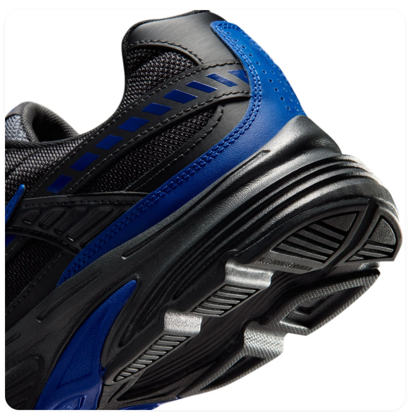 Nike Initiator Black Sneakers with Royal Blue Accents