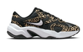 Nike Black Leopard Print Sneakers with White Chunky Sole