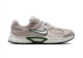 Nike Light Taupe Mesh Sneakers with Dark Green Accents