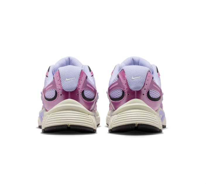 Nike Lilac Mesh Sneakers with Metallic Pink Overlays and Cream Sole