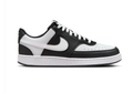 Nike Court Vision Low Black and White Sneakers with White Swoosh