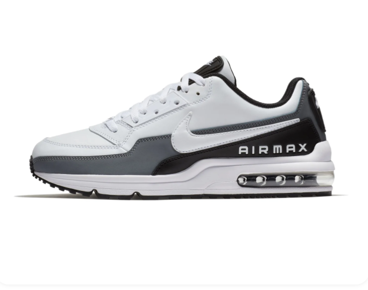 Nike Air Max White, Grey and Black Sneakers