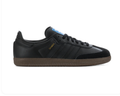 Adidas Samba Black Sneakers with Tonal Stripes and Dark Gum Sole