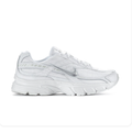Nike White Mesh Sneakers with Silver Swoosh Accents