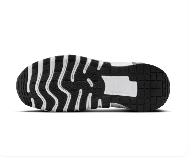 Nike Free Metcon Black and White Sneakers with Sculpted Sole