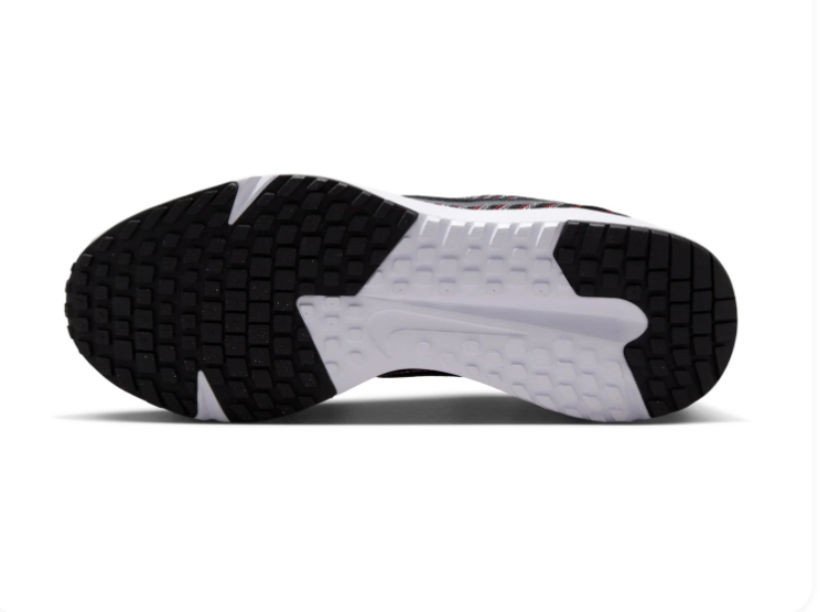 Nike Downshifter 11 Black Sneakers with Red and Silver Accents