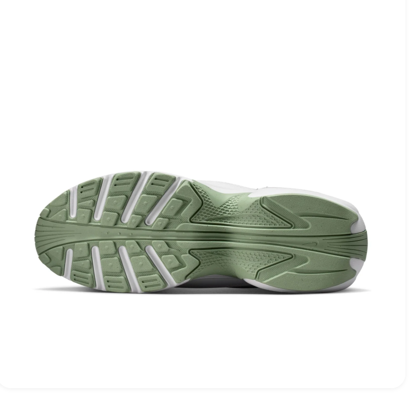 Nike Air Max White and Mint Green Sneakers with Sculpted Sole